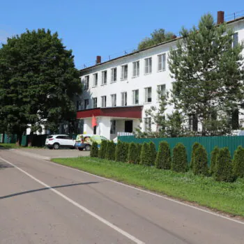 Дорога в пансионат для пожилых людей «Тульский дедушка»